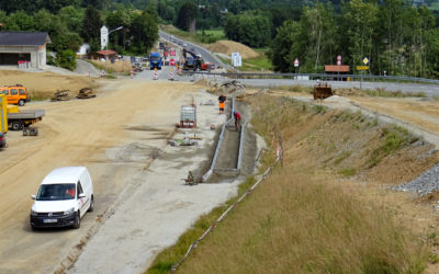 Die Straße wird breiter