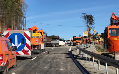 November 2018: Es geht vorwärts an der B11 bei Hochbühl