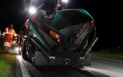 Nachtbaustellen auf der B 11